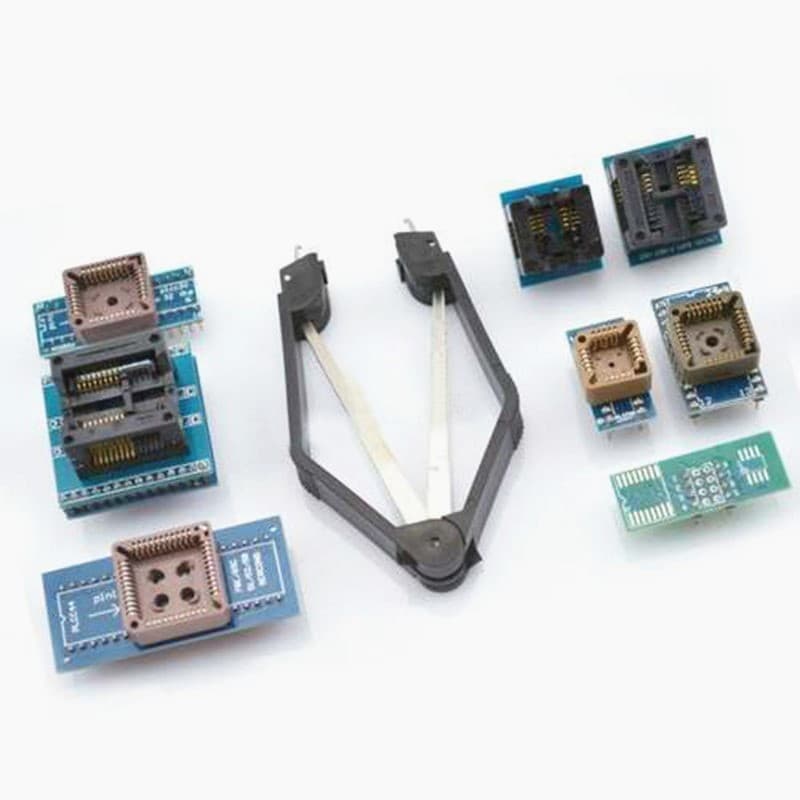 8 Programmer Adapters Sockets Kit with IC Extractor — image 1