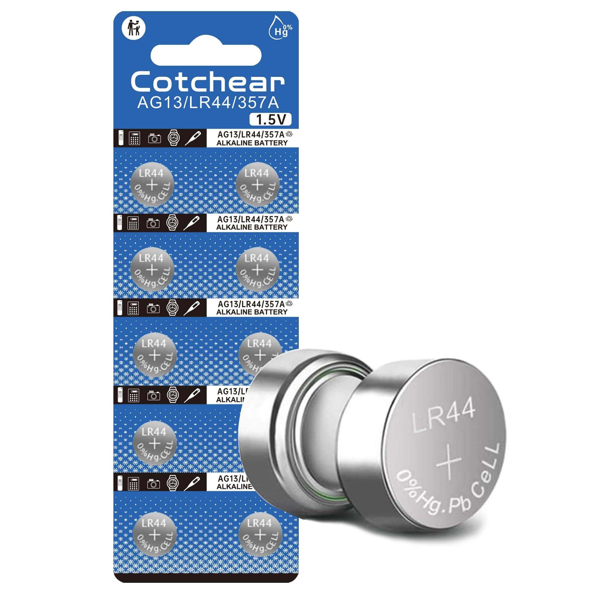 LR44H AG13 1.5V Watch Battery (1PCS) — image 1
