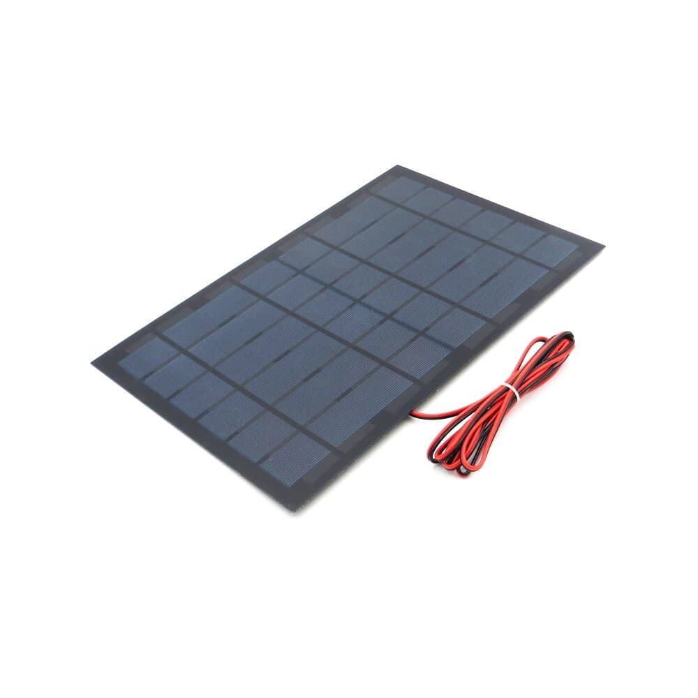 6V 10W solar pannel 340x220mm with 20cm wire — image 1