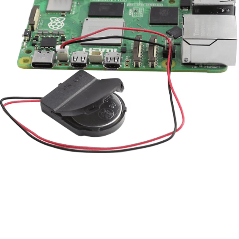 Raspberry Pi 5 Real-time Clock Battery case RTC Battery Powered JST Connector CASE ONLY NO BATTERY — image 1