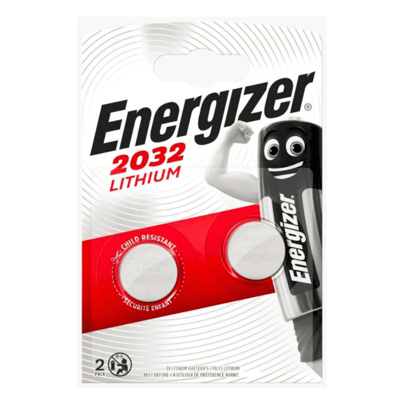 Pack of 2 Energizer CR2032 Lithium Batteries — image 1