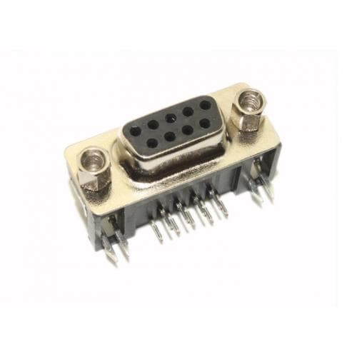 DR9 Female connector right angle — image 1