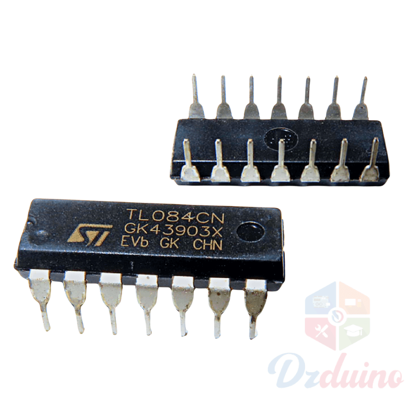 TL084 Quad JFET Input Operational Amplifier (Op-Amp) IC DIP-14 — image 1