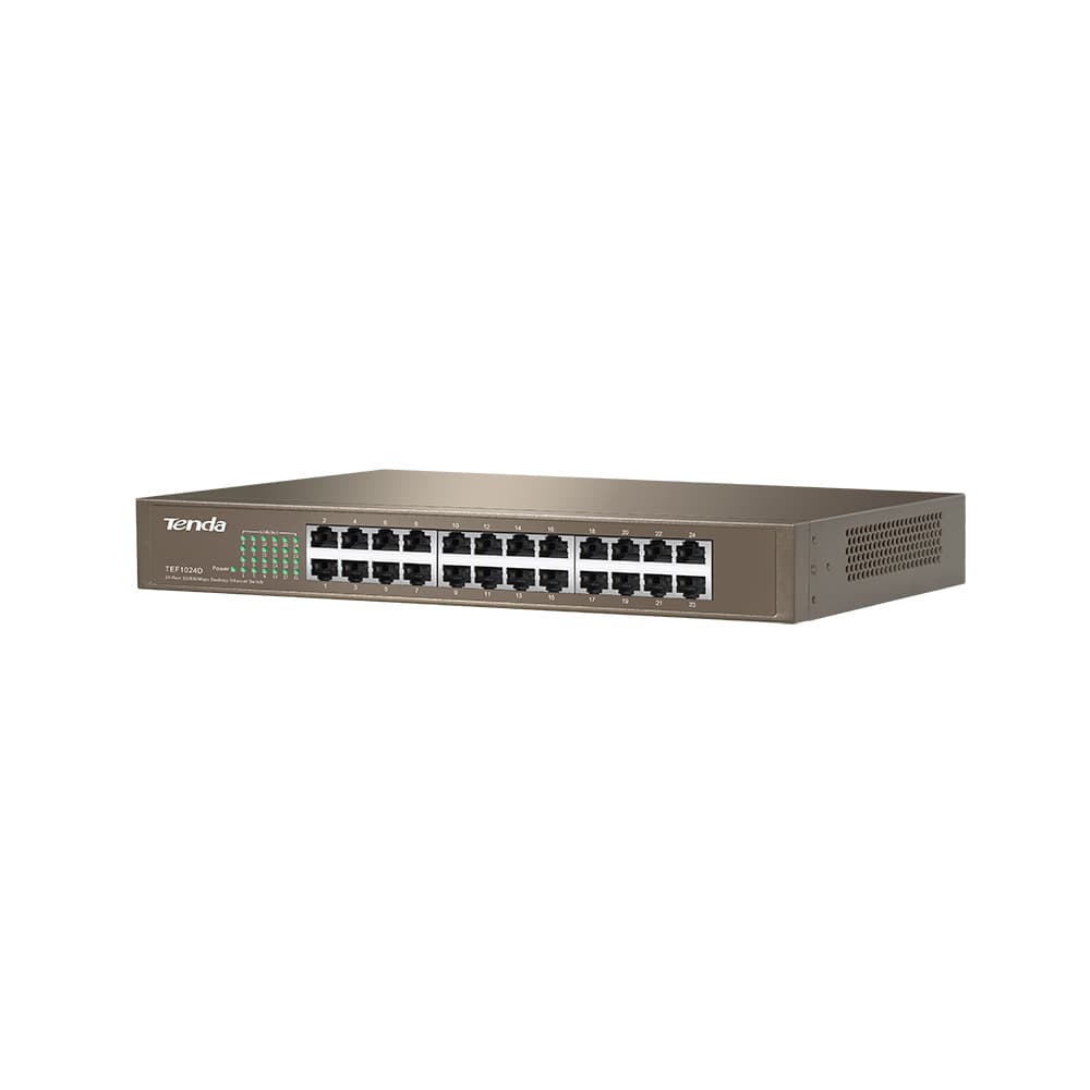 Tenda 24-Port TEF1024D Ethernet 10/100Mbps Switch — image 1