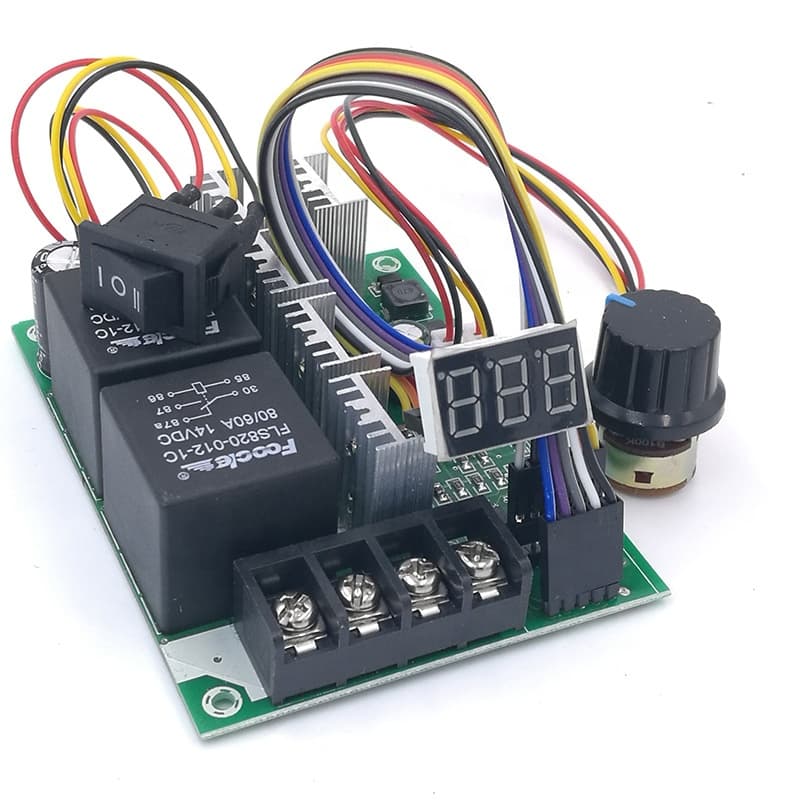 PWM speed controller DC motor 0~100% adjustable MAX60A 12V 24V — image 1