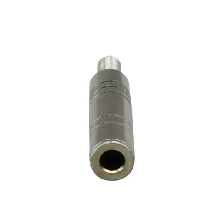 Metal 6.35 mm female 1/4 " stereo jack socket connector — image 1