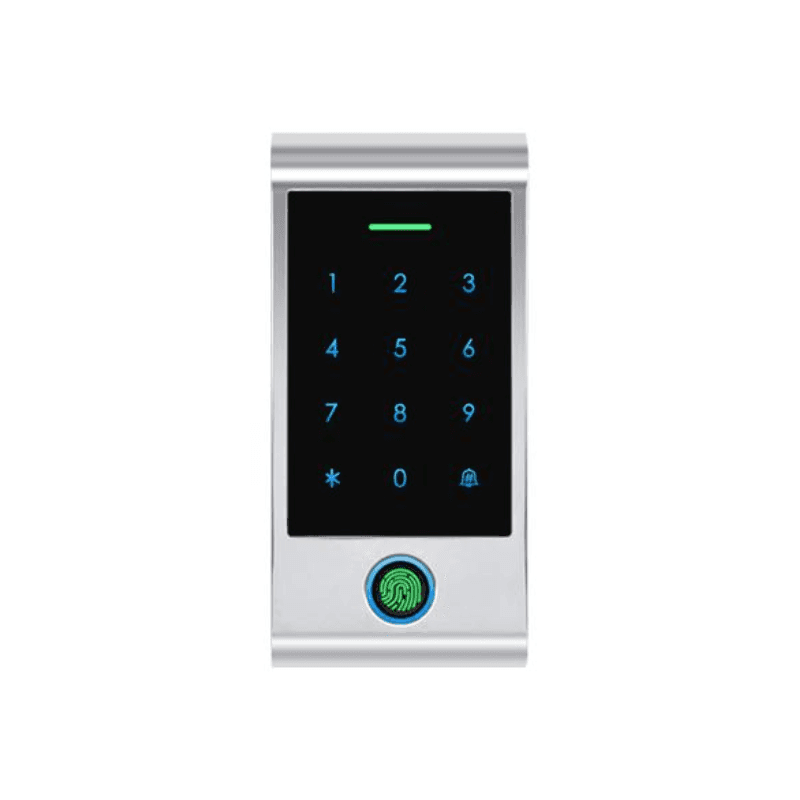 HF10-MF – Wi-Fi Smart Access Control Keypad with Fingerprint & MIFARE Card Reader — image 1