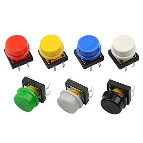 Black Cap for Pushbutton switch B3F-4055 — image 1