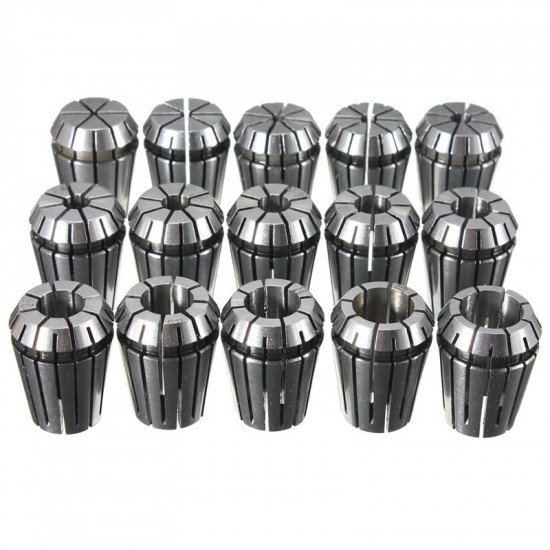 15 Pcs ER11 1-7mm Pince de serrage de mandrin pour CNC