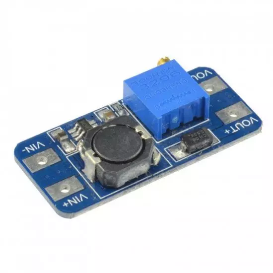 MT3608 DC-DC convertisseur élévateur Module d'alimentation booster carte  élévatrice Boost sortie max 28 V 2A pour Arduino