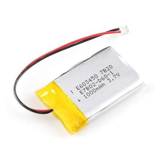 Polymer Lithium Ion Battery - 1000mAh