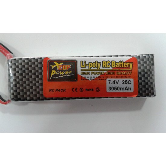 Batterie Lithium Lipo 7.4V 3000mAh 2S 35C 