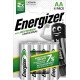 Piles rechargeables Energizer Power Plus 4XAA 1300mAh