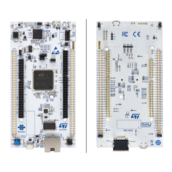 Carte de développement STM32H743ZI2 "Nucleo"