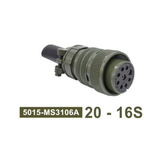 Prise militarisée 9 pins (femelle) 3102-20-16s