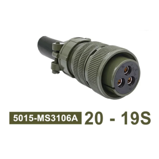 Prise militarisée 3 pins (femelle) 3102-20-19S