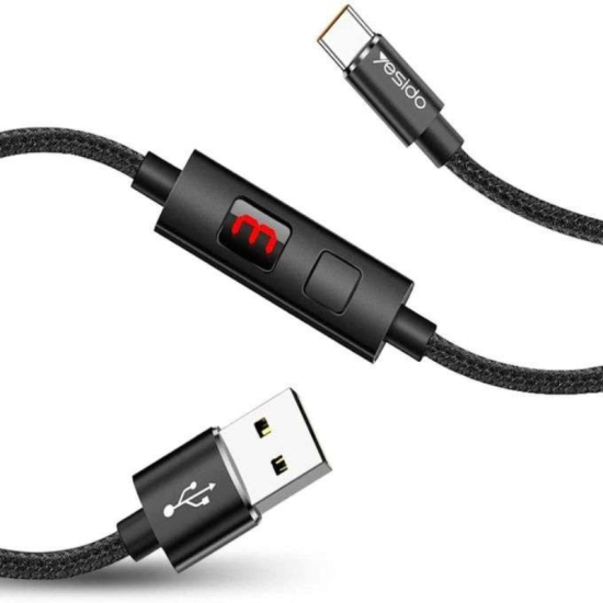 Câble de données micro USB Yesido CA46 avec coupure de synchronisation