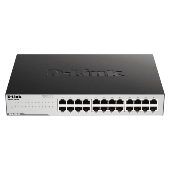 Commutateur Gigabit non géré à 24 ports DGS-1024C