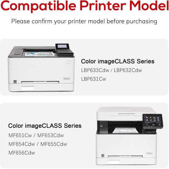 Toner Compatible CANON 067H, MF656Cdw LBP632Cdw MF654Cdw