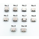 100Pcs 10 types  Kit de connecteur USB Type-C