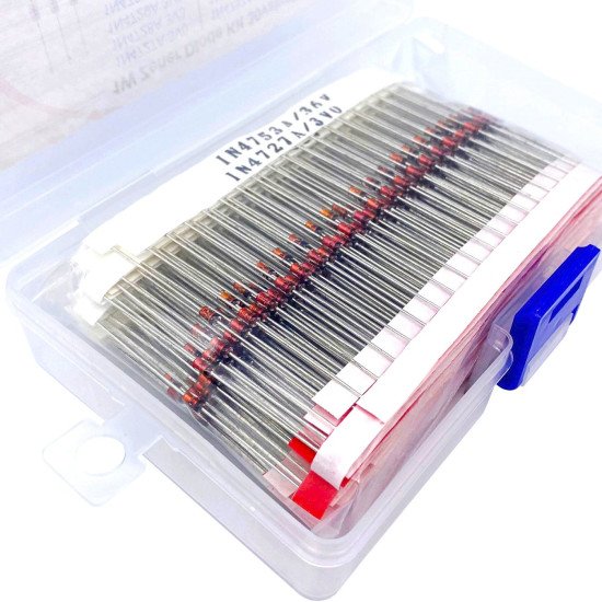 30 types de 600 1W Zener cristal verre verre Zener diodes kit 1N4727 (3V0)-4756A (47V)