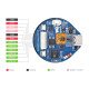 Carte de développement ESP32-S3, avec écran LCD tactile rond de 1,28 pouce, taille compacte, accéléromètre et capteur gyroscopique