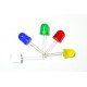 10mm LED  F10 Rouge, Vert, Jaune, Blue, Blanc